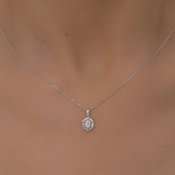 0,10 Karat Fantezi Pırlanta Kolye